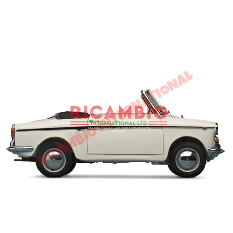 12 Piece Chrome Trim Moulding Kit - Autobianchi Bianchina Convertible - Exterior Trim