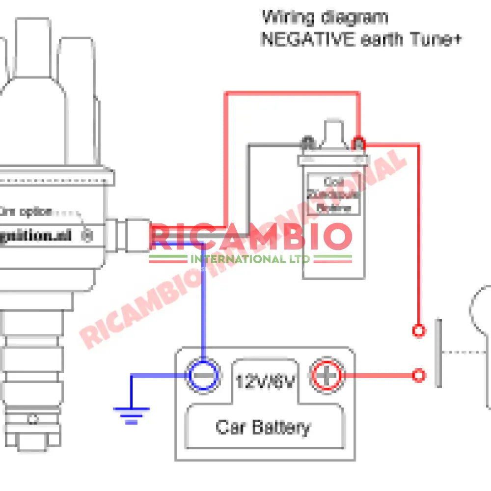 123 Bluetooth Programable Electronic Distributor - Fiat 124 131 - Ignition & Electrical Parts