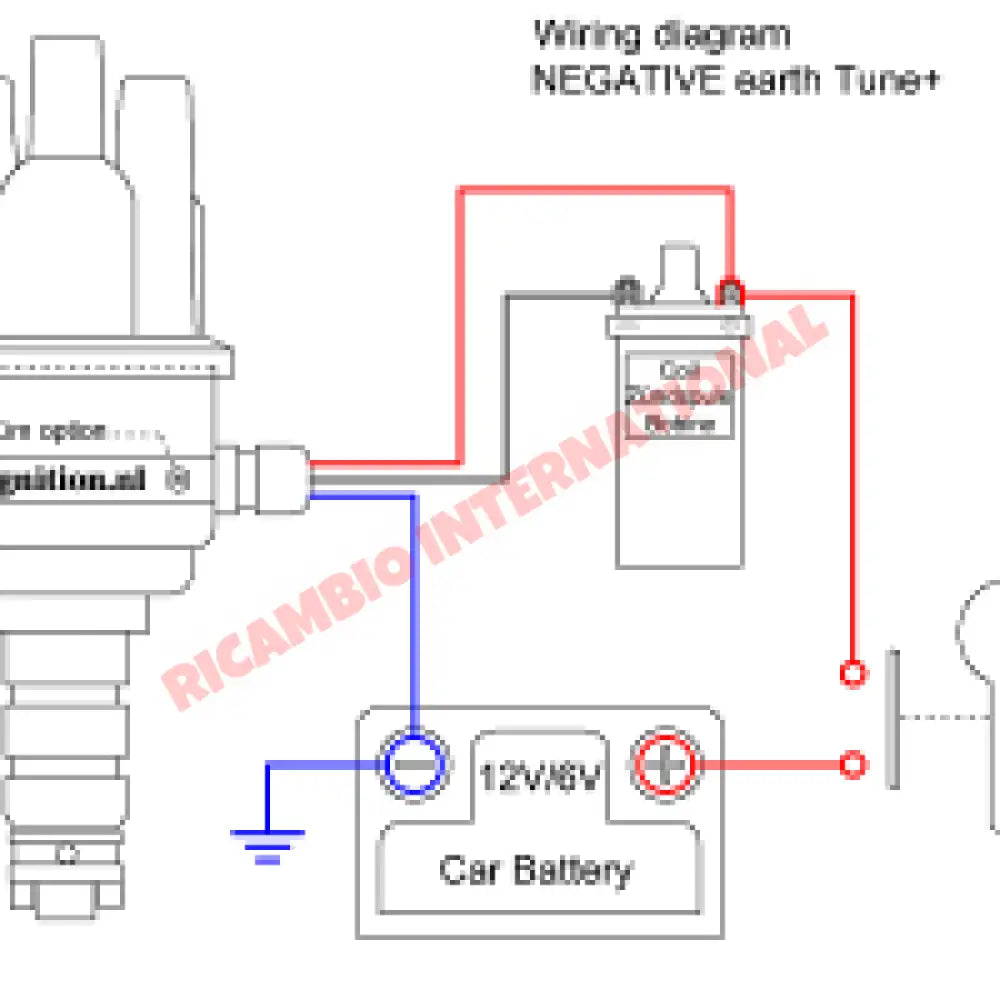 123 Bluetooth Programable Electronic Distributor - Fiat 124 131 - Ignition & Electrical Parts