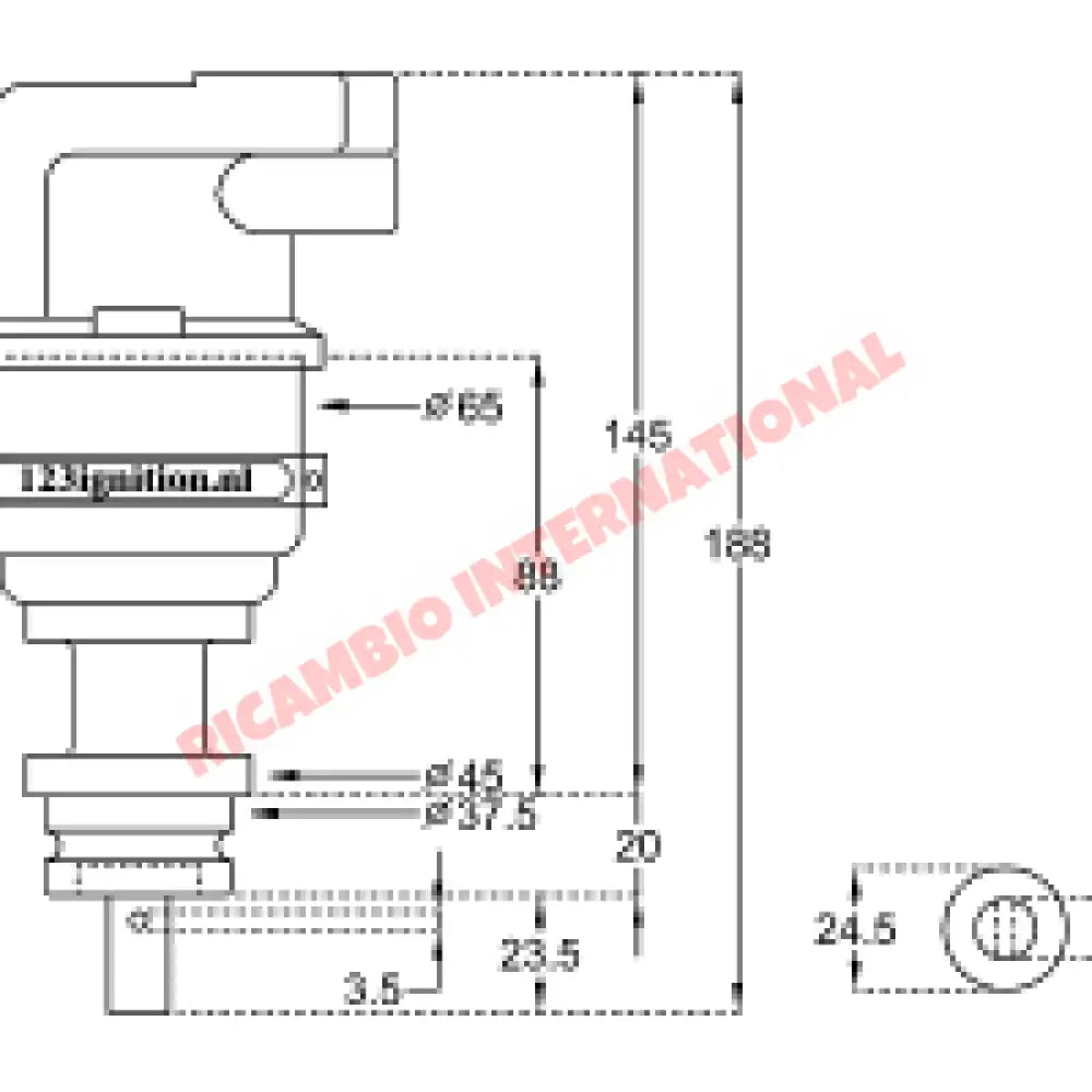 123 Bluetooth Programable Electronic Distributor - Fiat 124 131 - Ignition & Electrical Parts