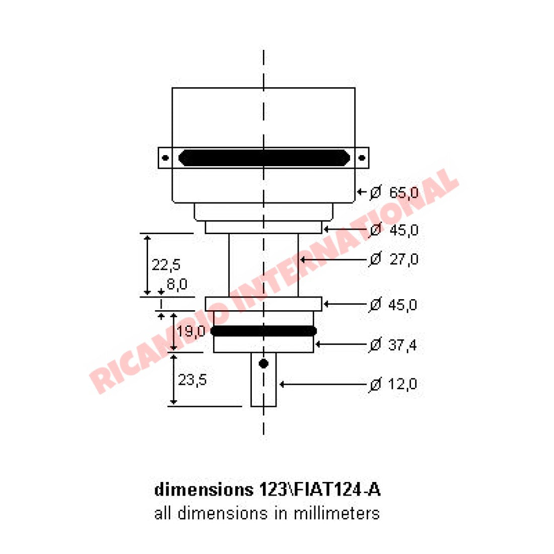 123 Electronic Distributor - Fiat 124 131 - Ignition & Electrical Parts