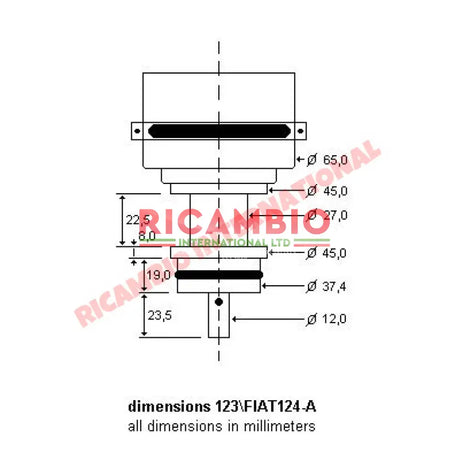 123 Electronic Distributor - Fiat 124 131 - Ignition & Electrical Parts