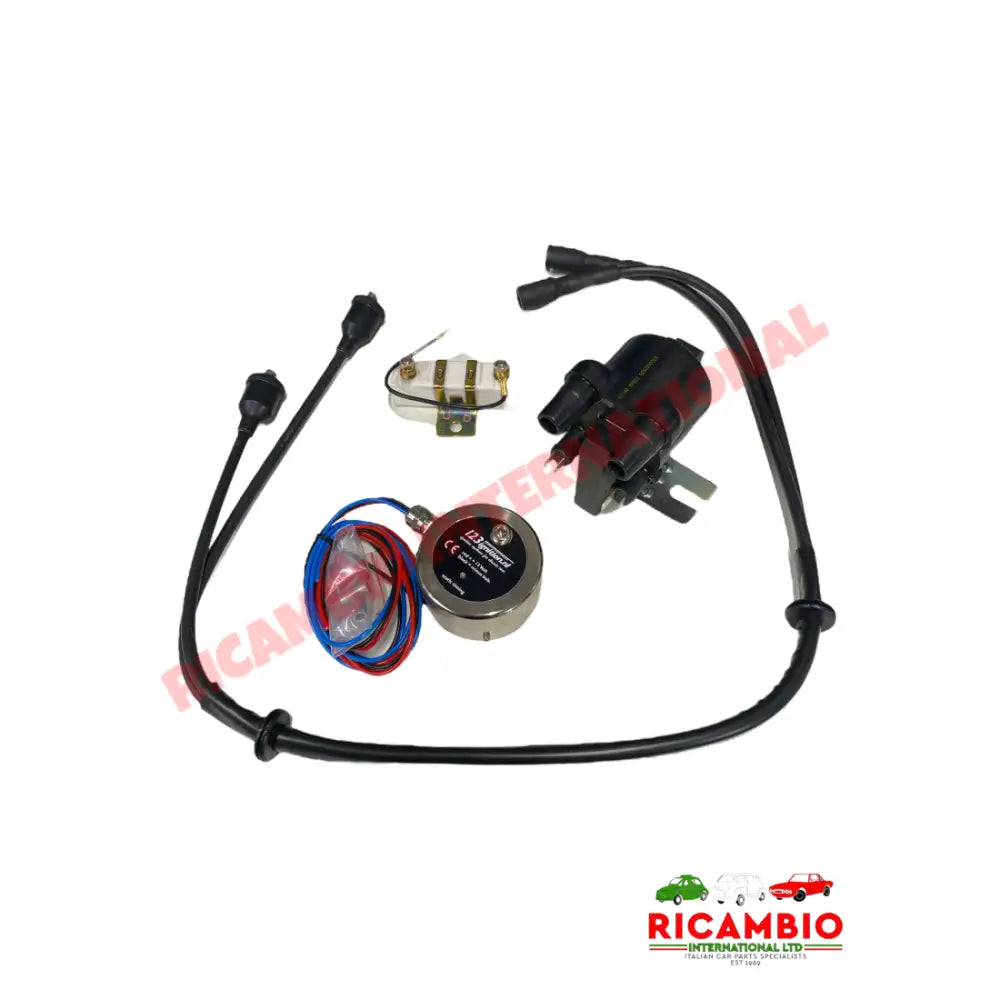 123 Electronic ’Wasted Spark’ Distributor Kit - Classic Fiat 500 Fiat 126 Autobianchi Bianchina - Ignition