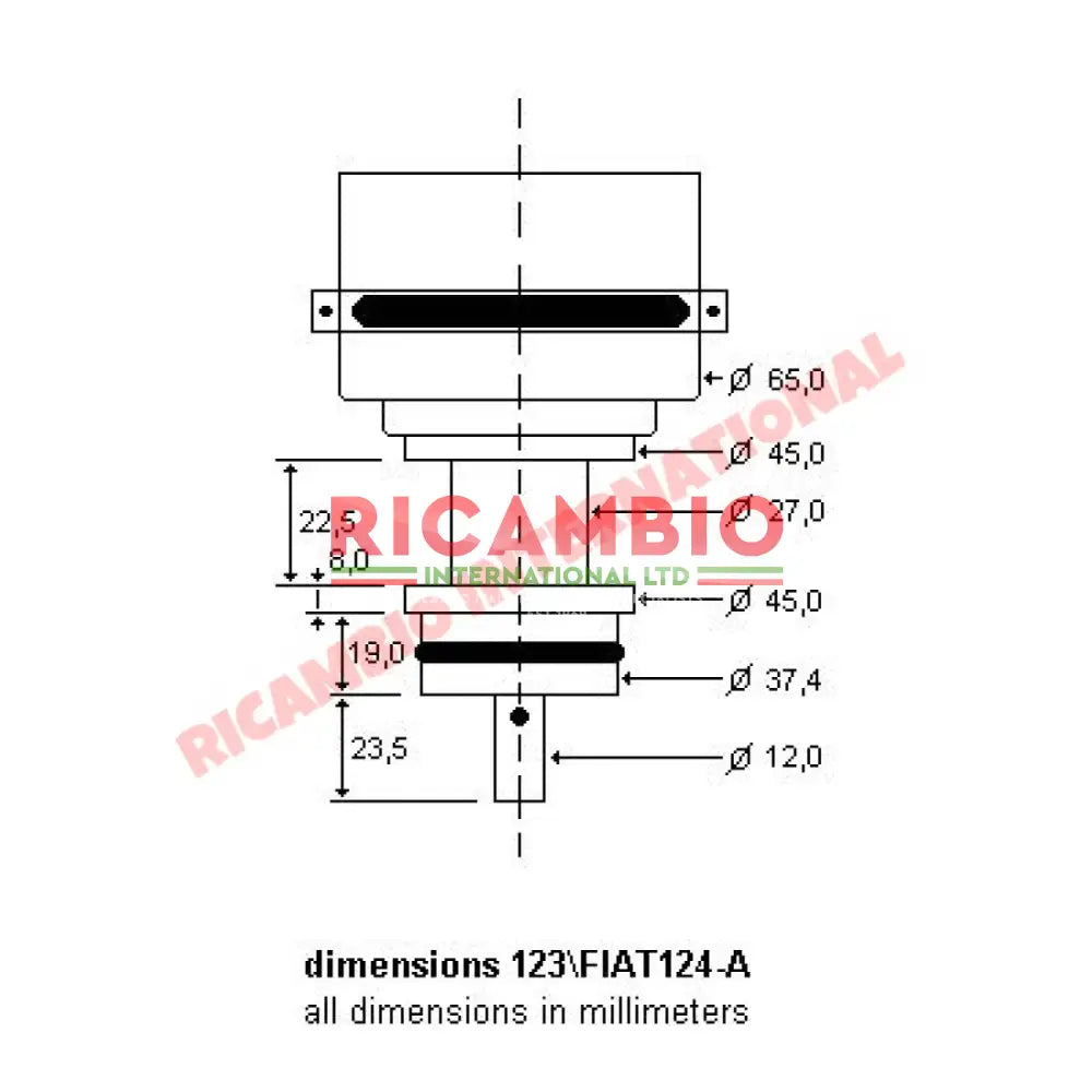 123 Programable Electronic Distributor with Vacuum - Fiat 124 131 - Ignition & Electrical Parts
