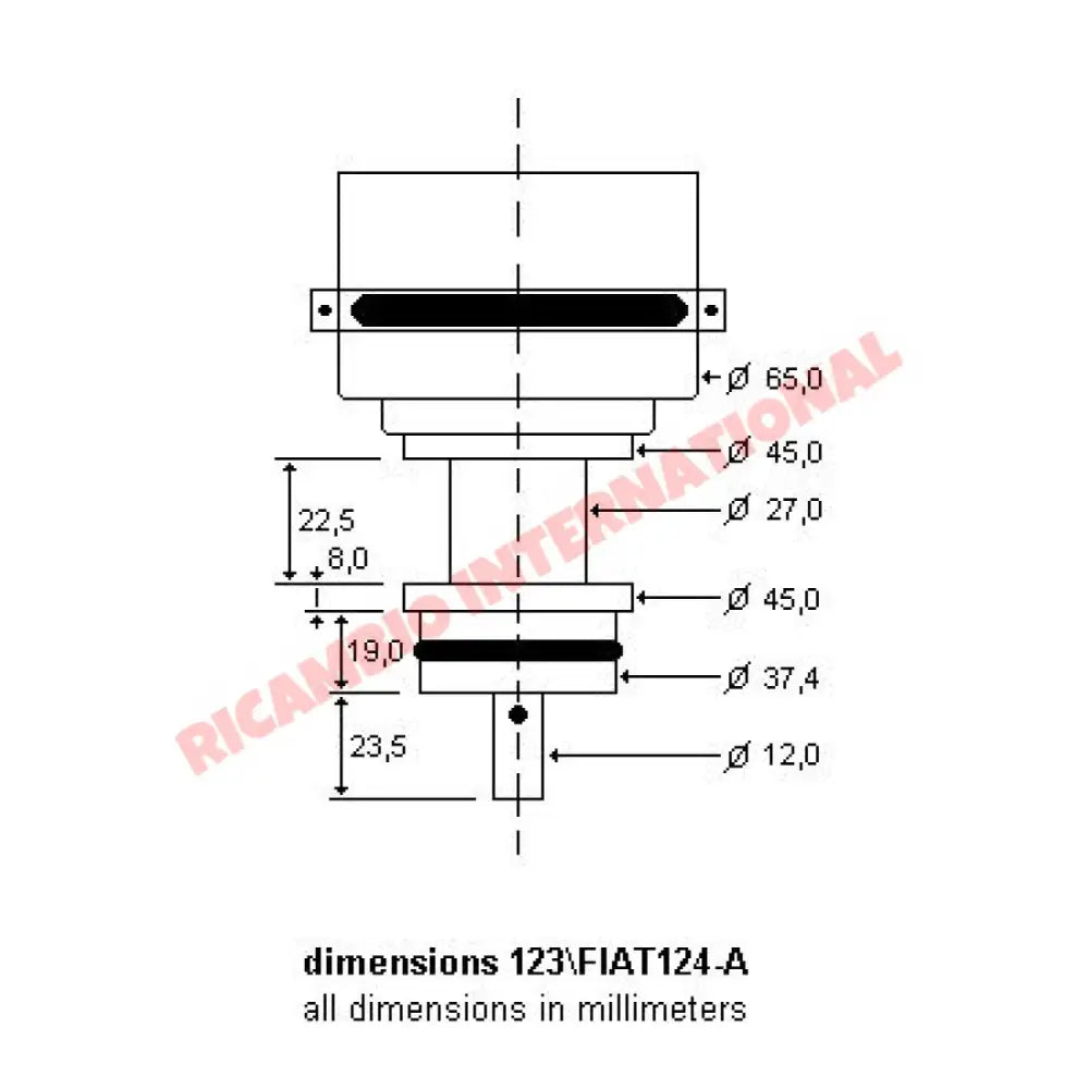 123 Programable Electronic Distributor with Vacuum - Fiat 124 131 - Ignition & Electrical Parts