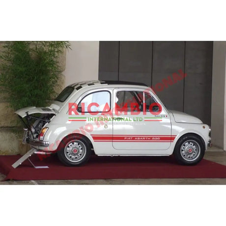 Abarth 595 Red Decal Kit - Classic Fiat 500 - Abarth