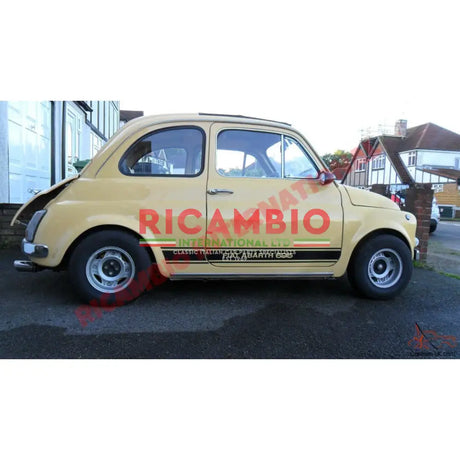 Abarth 695 Black Decal Kit - Classic Fiat 500 - Abarth