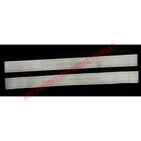 Abarth 695 White Decal Kit - Classic Fiat 500 - Abarth