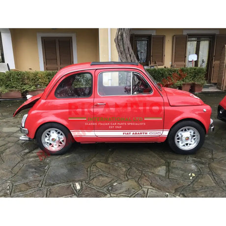 Abarth 695 White Decal Kit - Classic Fiat 500 - Abarth