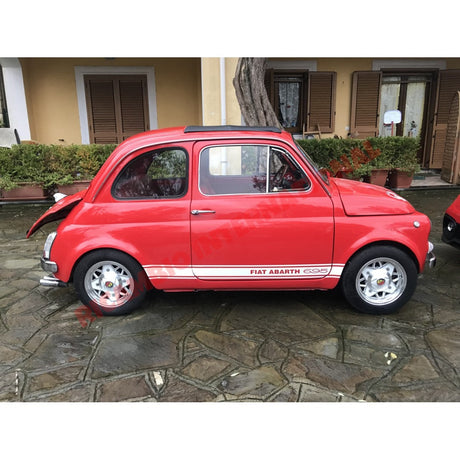 Abarth 695 White Decal Kit - Classic Fiat 500 - Abarth