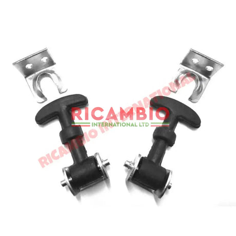 Abarth Engine Lid Strap & Fittings Kit- Classic Fiat 500 600 - Classic Fiat 500 Parts & Spares