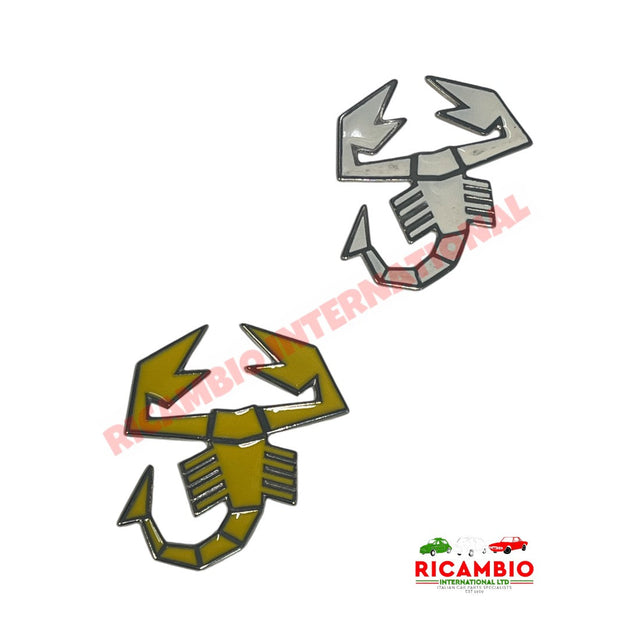 Abarth Scorpion Metal Badge - Modifications