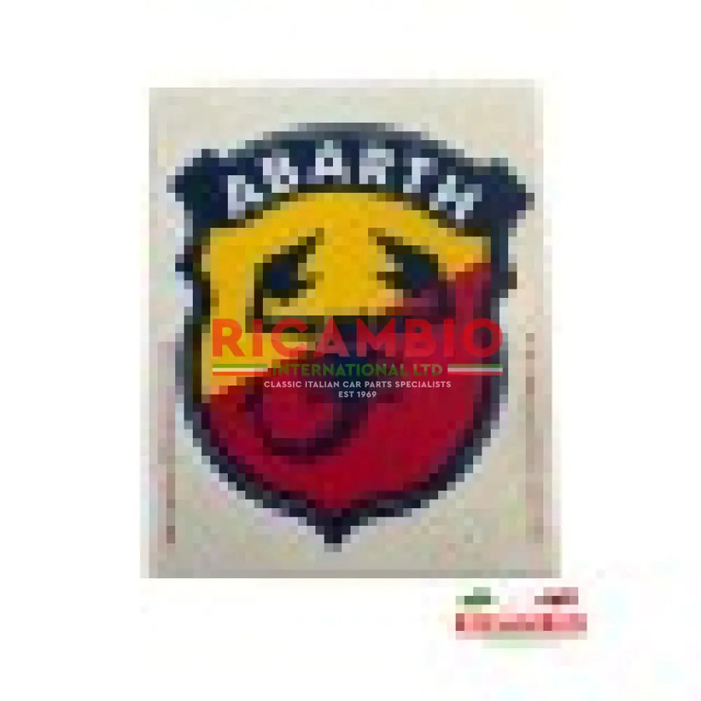 Abarth Shield Sticker Assorted - Abarth Medium 100mm - Badges & Emblems