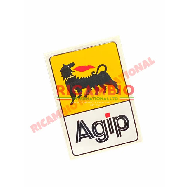 AGIP Sticker - Chrome - Aluminium & Exterior Trim Parts