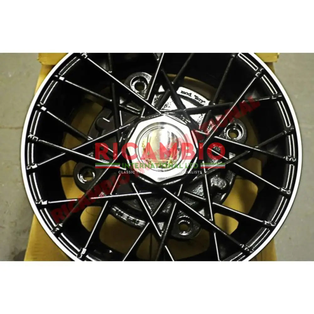Alloy Wheel Kit (Satin Black) - Classic Fiat 500 126 - Modifications