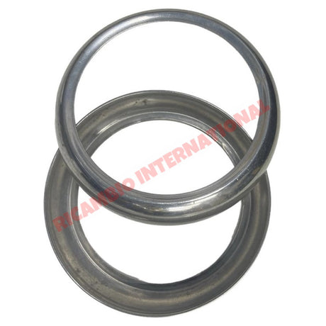Aluminium Head Lamp Bezel (2) - Fiat 600 Multipla - Light - Lamps - Lenses & Related Items
