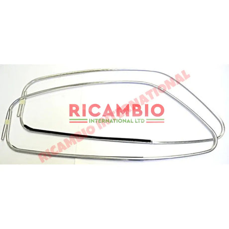 Aluminium Window Surround Trim Kit - Fiat 127 - 127 & 128