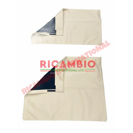 Beige MOHAIR Black Twin Sunroof Kit - Classic Fiat Panda - Sunroof & Associated Parts