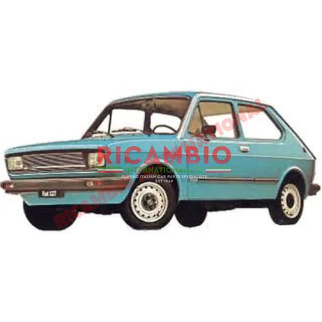 Black Aluminium Window Surround Trim Kit - Fiat 127 - 127 & 128