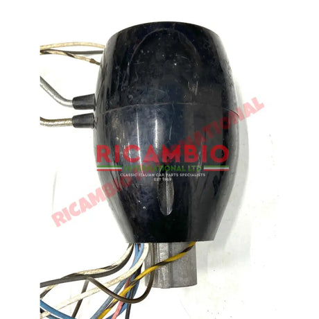 Black & Chrome Column Indicator Switch - Classic Fiat 500 600 - GENUINE COLUMN SWITCHES
