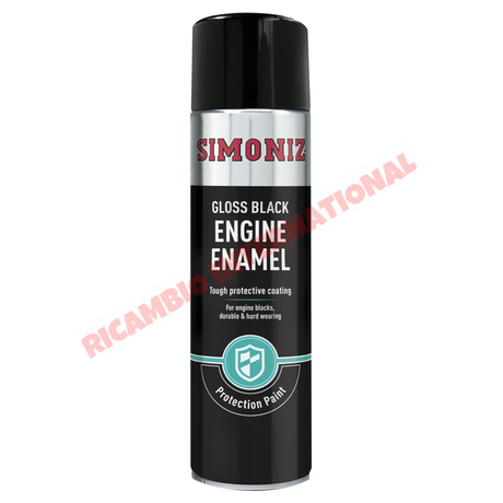 Black Gloss Engine Enamel - (500ml) - Engine Parts