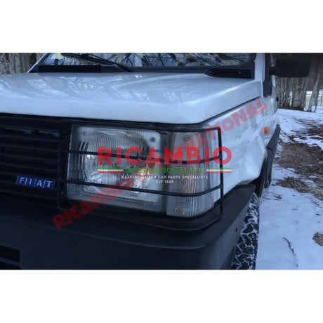 Black Lamp Protection Grille Kit - Classic Fiat Panda - Accessories & Interior Parts