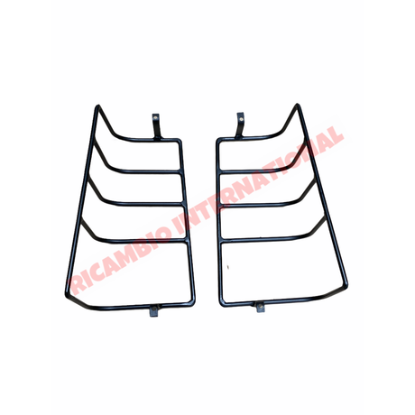 Black Lamp Protection Grille Kit - Classic Fiat Panda - Accessories & Interior Parts