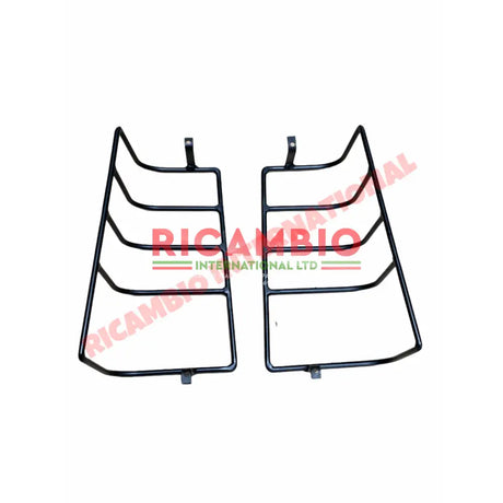 Black Lamp Protection Grille Kit - Classic Fiat Panda - Accessories & Interior Parts