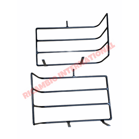 Black Lamp Protection Grille Kit - Classic Fiat Panda - Accessories & Interior Parts