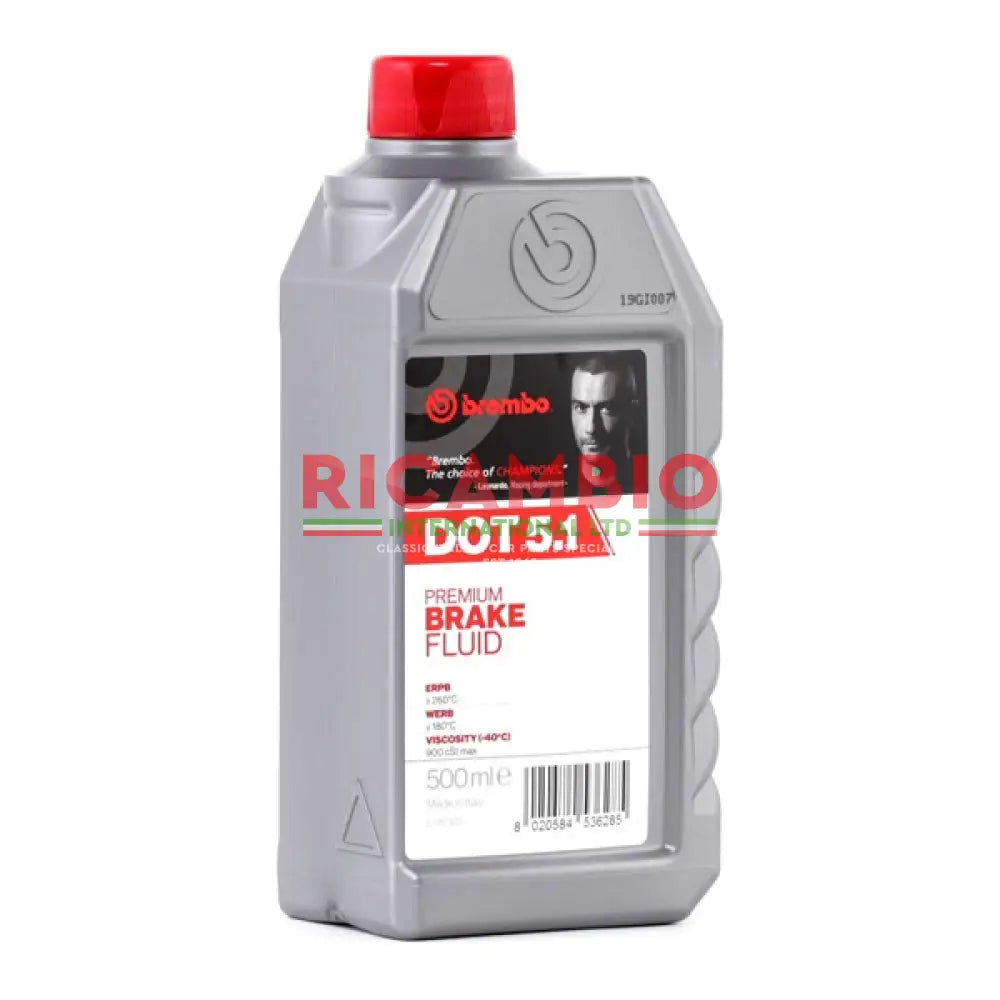 BRAKE FLUID BREMBO DOT 4 (500ML) - Brakes