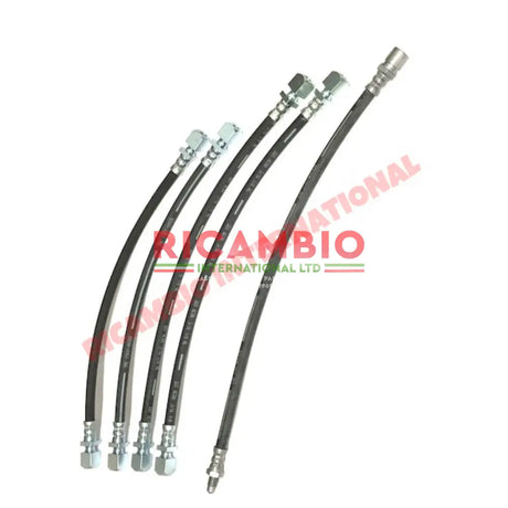 Brake Hose Kit (5 piece) - Lancia Fulvia - Lancia Fulvia Brake Part & Components