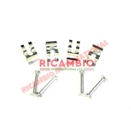 Brake Shoe Clip Kit - Fiat 126,127,128 Classic Panda,Uno,Cinquecento,Seicento,Strada,Regata,900 - Brakes