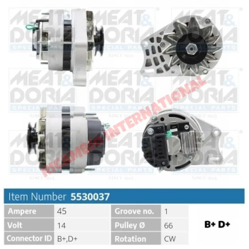 Brand New Alternator (45A) - Classic Fiat Panda 45,127,Uno Autobianchi A112 Abarth - Brand New Alternator (45A)