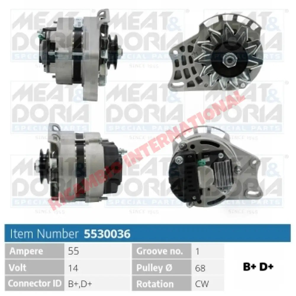 Brand New Alternator (55A) - Classic Fiat Panda,Cinquecento,Seicento - Brand New Alternator (55A) - Ignition &