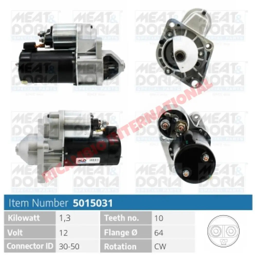 Brand New Starter Motor - Classic Fiat Panda Uno Y10 - Lancia Y10