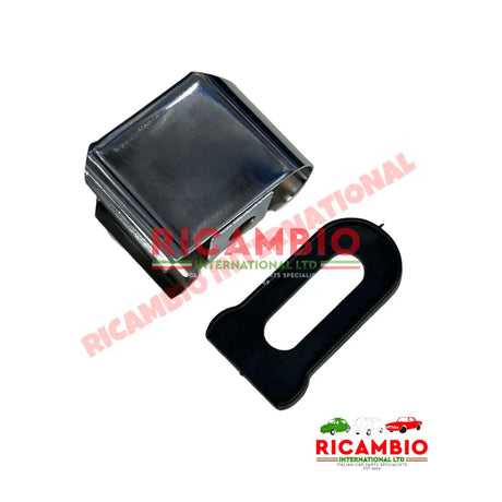 Bumper Bracket & Seal (Chrome) - Classic Fiat 500 126 600 - Bumpers & Assorted Exterior Trim