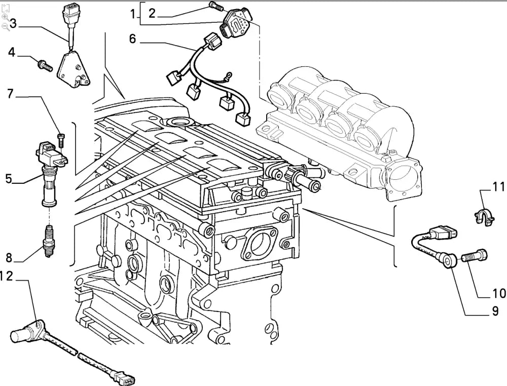 Camshaft Position Sensor - Fiat Coupe,Barchetta,Punto,Stilo - sensor