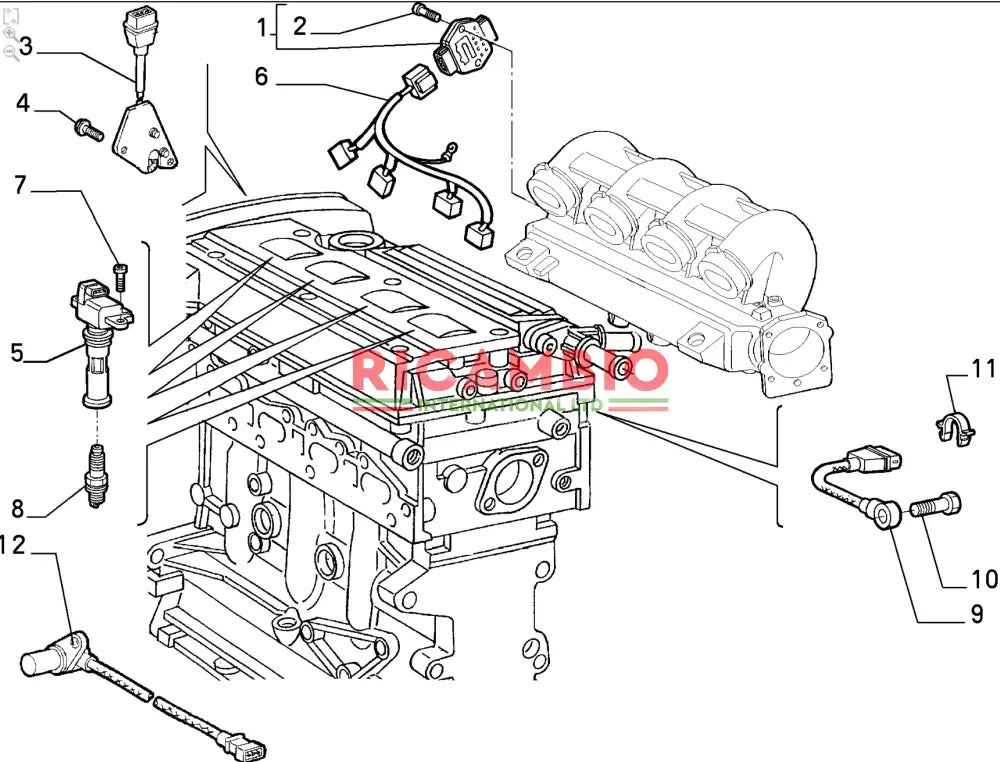 Camshaft Position Sensor - Fiat Coupe,Barchetta,Punto,Stilo - sensor