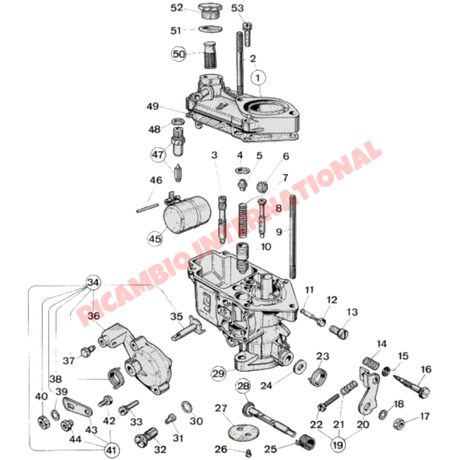 Carburettor Float Fixing Pin - Classic Fiat 500,126 Autobianchi Bianchina - Fuel System