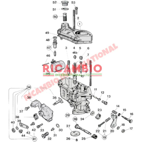 Carburettor Float Fixing Pin - Classic Fiat 500,126 Autobianchi Bianchina - Fuel System