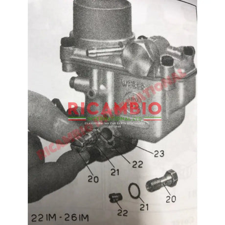 Carburettor Main Jet 125 - Classic Fiat 500,126 - Fuel System