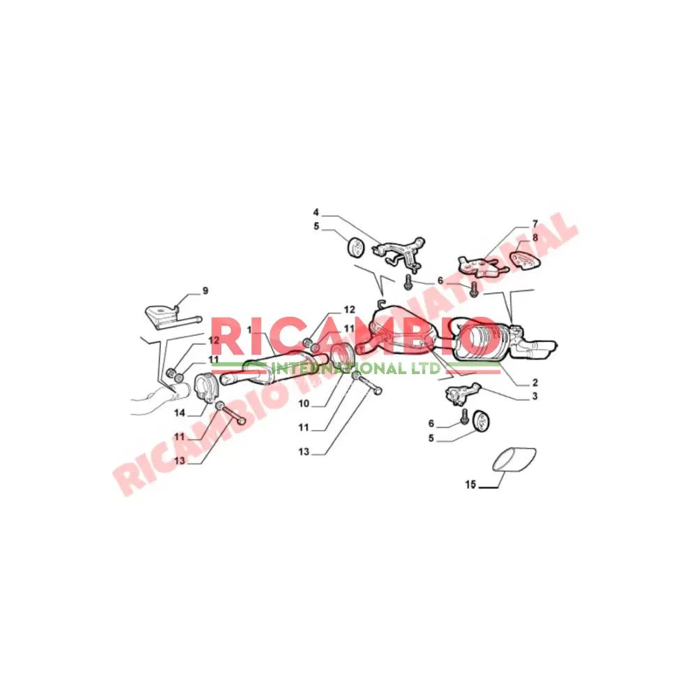 Centre Exhaust - Fiat Barchetta - Exhaust