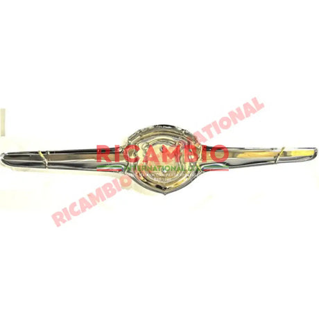 Chrome Abarth Front Badge/Grille - Classic Fiat 500 - Chrome - Aluminium & Exterior Trim Parts