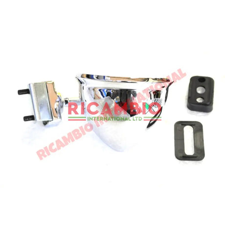 Chrome Bullet Mirror (Clip-on) - Classic Fiat 500,600,850 - Mirrors
