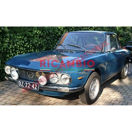 Chrome Front Grille & Head Lamp Trim Kit (3 piece) - Lancia Fulvia - Lancia Fulvia Exterior Parts