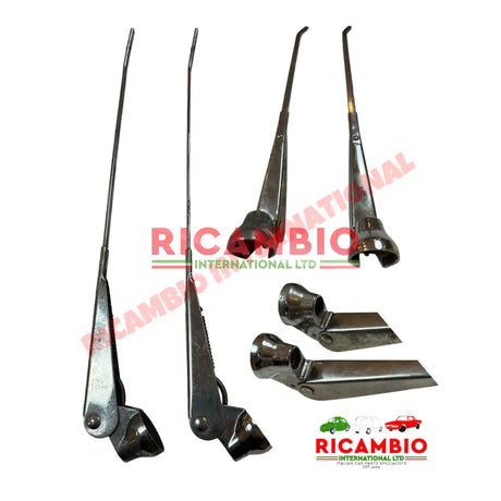 Chrome Front Wiper Arm (2) (RHD) - Fiat & Lancia - Bolt-on Wiper Arms