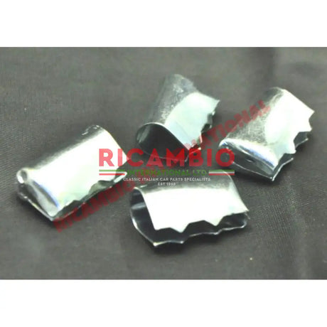 Chrome Gutter Trim Retaining Clip Kit - Classic Fiat 500 - Classic Fiat 500 Parts & Spares