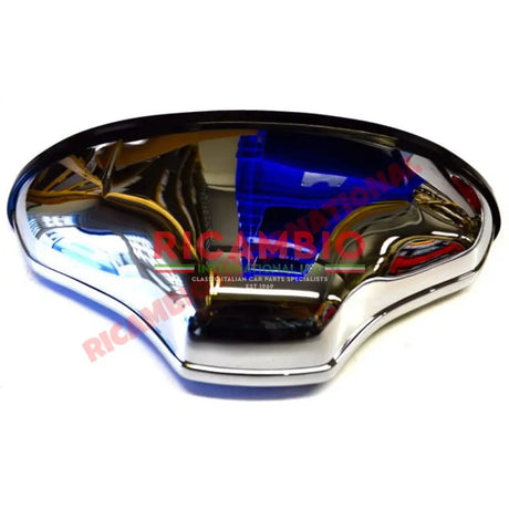 Chrome Number Plate Lamp (Plastic) - Classic Fiat 500,600,Multipla - Lights - Lamps and Lenses