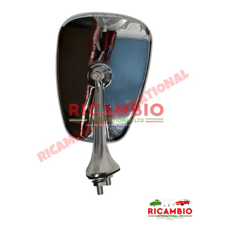 Chrome Oval Mirror (Bolt-On) - Autobianchi Bianchina - Mirrors