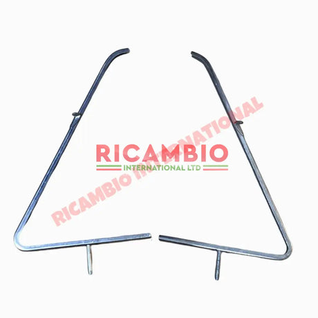 Chrome Quarter Light Frame Kit - Fiat 850T - Exterior Trim